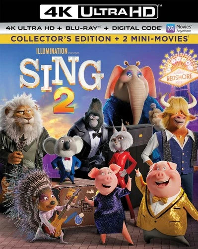 Sing 2 4K UHD Blu-ray Matthew McConaughey NEW