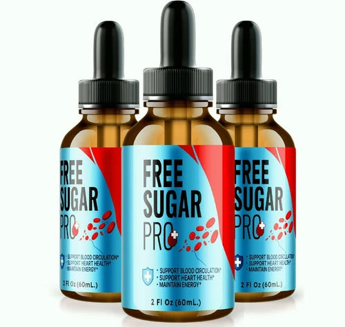 (3 Pack) Free Sugar Pro Drops to Support Blood Health and Overall Wellness