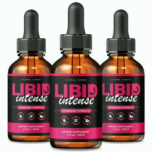 (3 Pack) Libid Intense Drops for Men - Liquid Support for Male Health