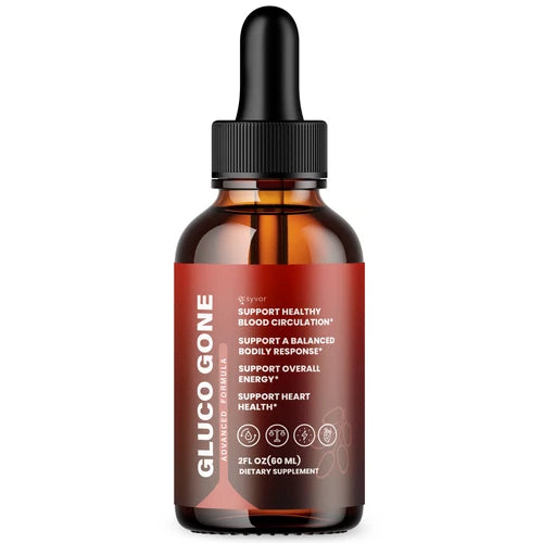 (1 Pack) Gluco Gone Blood Support Drops Advanced Vitamin Supplement 30 Servings