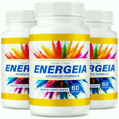 (3 Pack) Energeia Capsules, Energy and Fat-Burning Support for Weight Loss