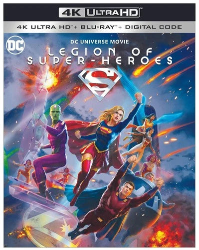Legion of Super-heroes 4K UHD Blu-ray Meg Donnelly NEW