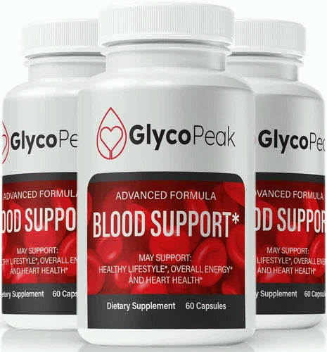 (3 Pack) GlycoPeak Pills, Glyco Peak Glyco Optimizer for Blood Pressure & Sugar