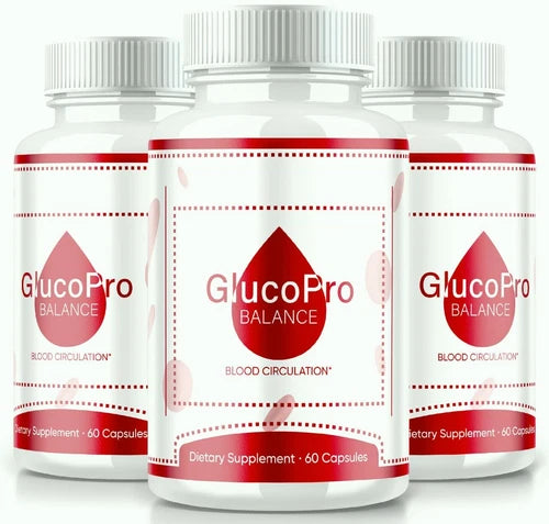 (3 Pack) GlucoPro Balance Capsules to Support Healthy Blood Sugar & Pressure