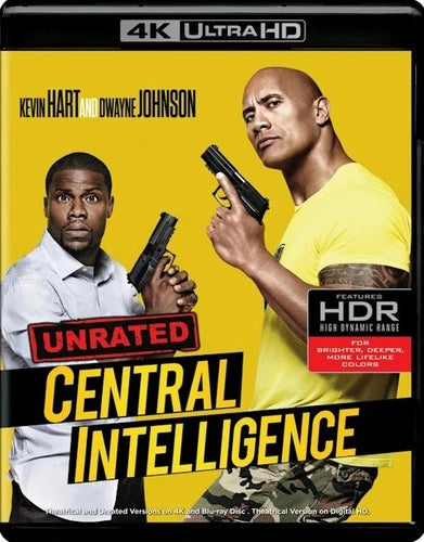 Central Intelligence 4K UHD Blu-ray Dwayne Johnson NEW