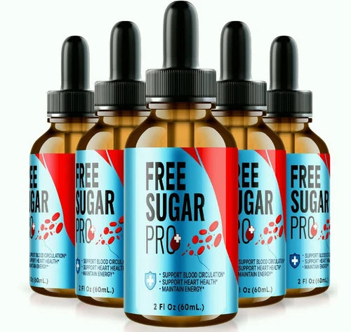 (5 Pack) Free Sugar Pro Drops to Support Blood Health and Overall Wellness