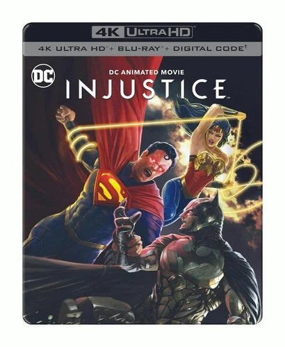 Injustice (Steelbook / 4K UHD + Blu ray + Digital) 4K UHD Blu-ray  NEW