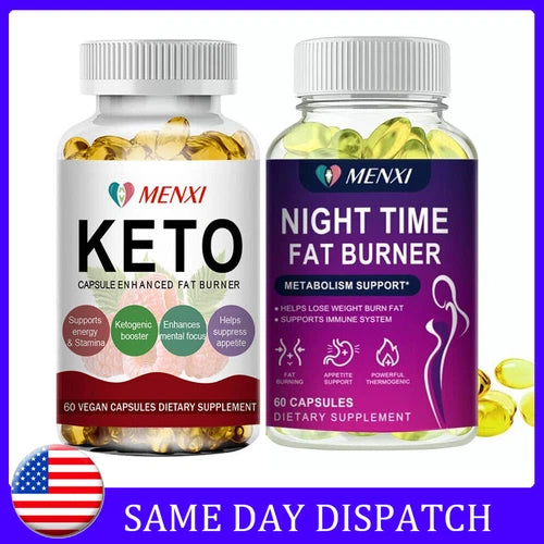 Keto Diet Pills Night Time Fat burner Capsules Lose Weight Appetite Suppressant