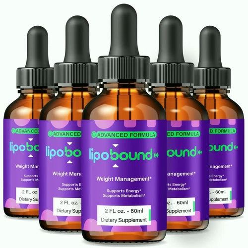 (5 Pack) LipoBound Weight Loss Drops, Lipo Bound for Weight Management