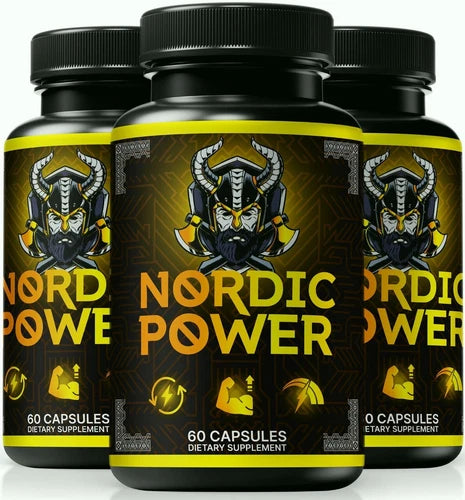 (3 Pack) Nordic Power ed Pills, NordicPower for Men, Energy & Vitality Capsules