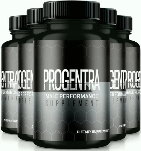 (5 Pack) Progentra Male Pills, Advanced Enhancement Capsules for Men