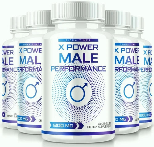 (5 Pack) X Power Male Health Pills to Boost T-Levels and Physical Performance