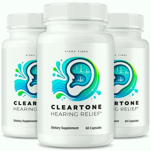 (3 Pack) Cleartone Ear Health Capsules, ClearTone Pills for Tinnitus Support
