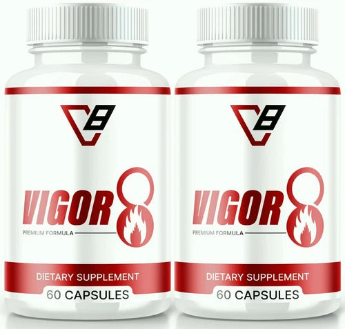 (2 Pack) Vigor 8 Advanced Male Health Pills to Improve Stamina and Endurance