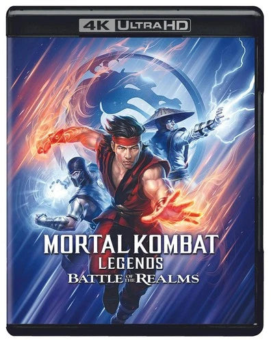 Mortal Kombat Legends Battle of the Realms 4K UHD Blu-ray Joel McHale NEW