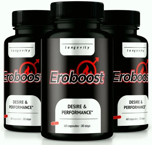 (3 Pack) Eroboost Male Health Pills to Boost Stamina and Intimate Performance