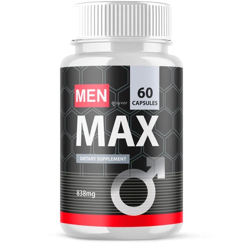 (1 Pack) Men Max Pills for Men Advanced Formula Vitamin Supplement 60 Capsules
