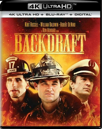 Backdraft 4K UHD Blu-ray Kurt Russell NEW