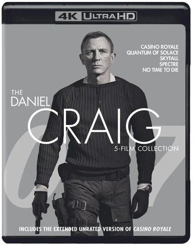 James Bond The Daniel Craig 5-Film Collection 4K UHD Blu-ray  NEW