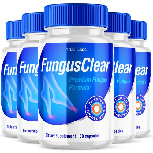 Fungus Clear, The Clear Nail Formula Pills, Fungus Nails Probiotic (5 Pack)