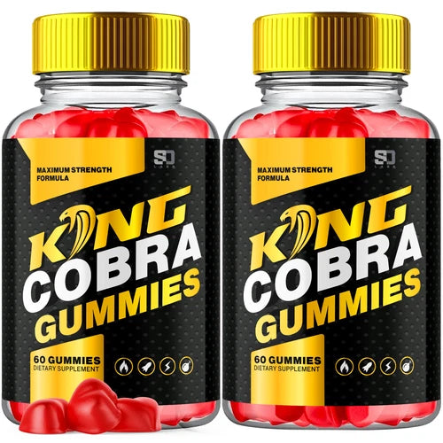 King Cobra Gummies - Support Men's Vitality and Daily Energy (2 Pack)