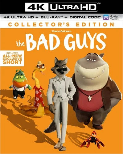The Bad Guys 4K UHD Blu-ray Sam Rockwell NEW