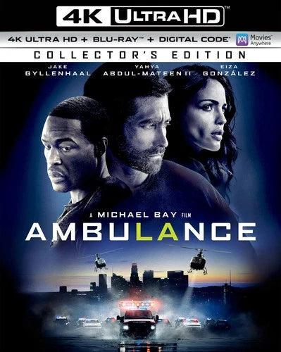 Ambulance 4K UHD Blu-ray Jake Gyllenhaal NEW