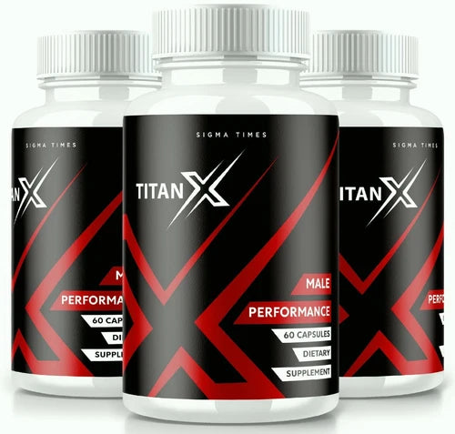 (3 Pack) Titan X Male Health Pills to Boost Performance and Endurance