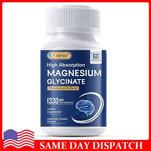 Magnesium Glycinate 1330mg - Highly Essential Trace Mineral for Muscle, Joint