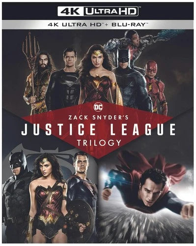 Zack Snyder's Justice League Trilogy 4K UHD Blu-ray Henry Cavill NEW