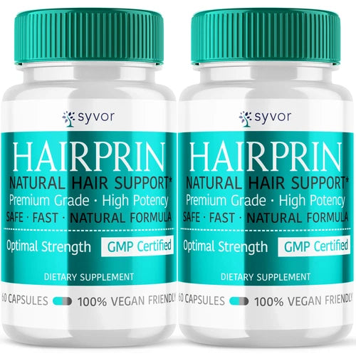 Hairprin Supplement Pills, Advanced Support for Healthy Hair Growth 120 Capsules