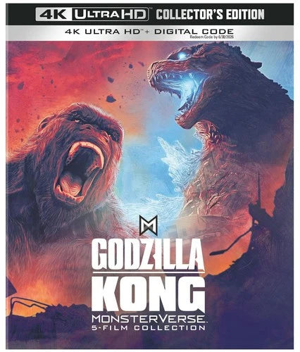 Godzilla / Kong Monsterverse 5-Film Collector’s Edition 4K UHD Blu-ray  NEW