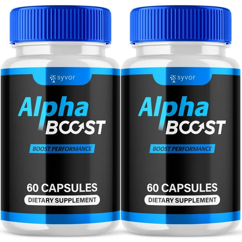 Alpha Boost Advanced Supplement for Men with Natural Ingredients 120 Capsules