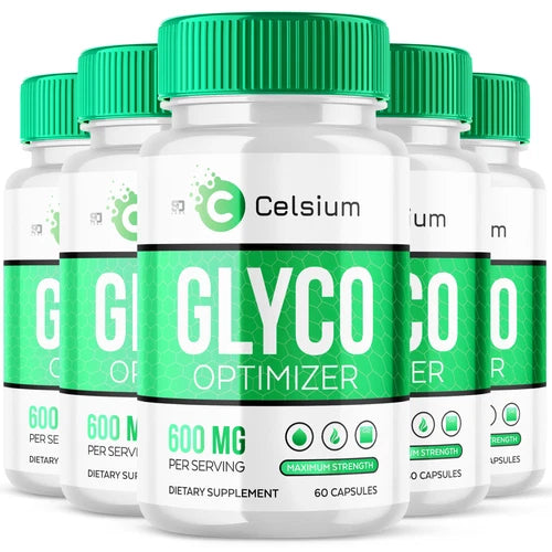Celsium Glyco Optimizer Pills - Advanced Blood Formula Supplement (5 Pack)