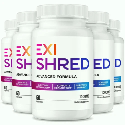 (5 Pack) Exi Shred Fat Burner Pills ,  ExiShred Advanced Weight Loss Formula