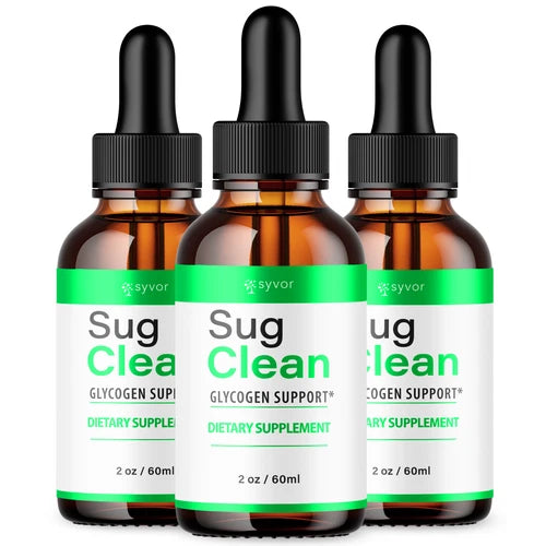 (3 Pack) Sug Clean Blood Support Formula Drops Advanced Vitamin Supplement 2ML