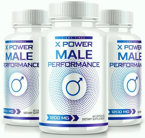(3 Pack) X Power Male Health Pills to Boost T-Levels and Physical Performance
