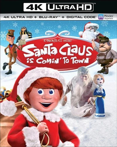 Santa Claus Is Comin' to Town 4K UHD Blu-ray Fred Astaire NEW