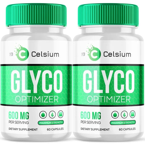 Celsium Glyco Optimizer Pills - Advanced Blood Formula Supplement (2 Pack)