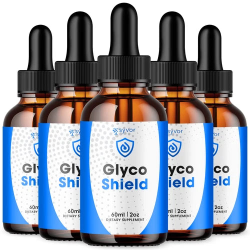 (5 Pack) Glyco Shield Blood Support Drops Advanced Vitamin Supplement 2ML