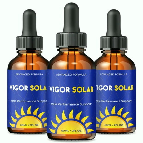 (3 Pack) Vigor Solar Drops for Men, Advanced VigorSolar Male Health Support