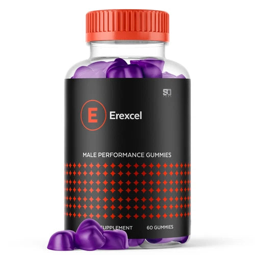 (1 Pack) Erexcel Gummies For Men, Advanced Performance Supplement 60 Gummies