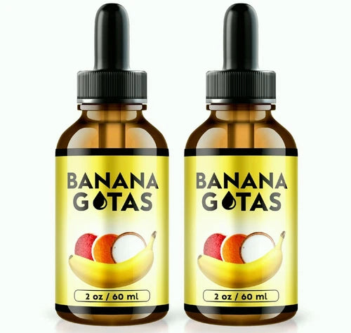 (2 Pack) Banana Gotas Weight Loss Drops to Suppress Appetite and Cravings