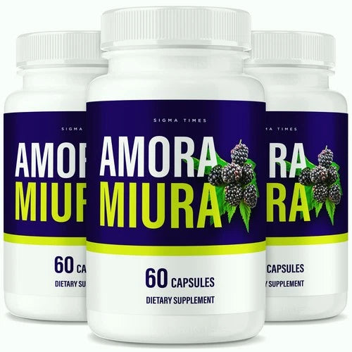 (3 Pack) Amora Miura Capsules, AmoraMiura Metabolism Support for Weight Loss