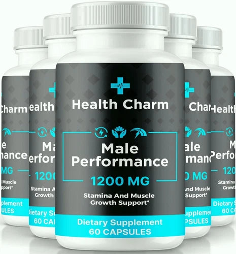 (5 Pack) Health Charm Blood Pills for Men, Health Charm Male for ed, HealthCharm