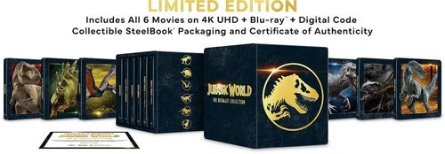 Jurassic World Ultimate Collection - Limited Edition 4K Steelbook 4K UHD Blu-r