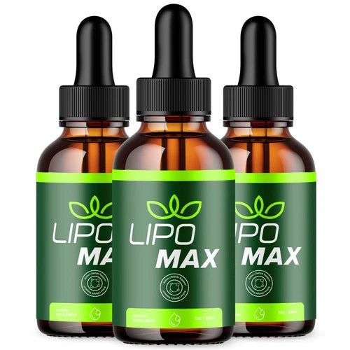(3 Pack) Lipo Max Drops Advanced Formula Health & Fitness Supplement 180 Serving