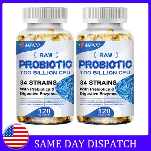 Digestive Enzymes w/ Prebiotic &Probiotics,Gas,Constipation &Bloating Relief 240