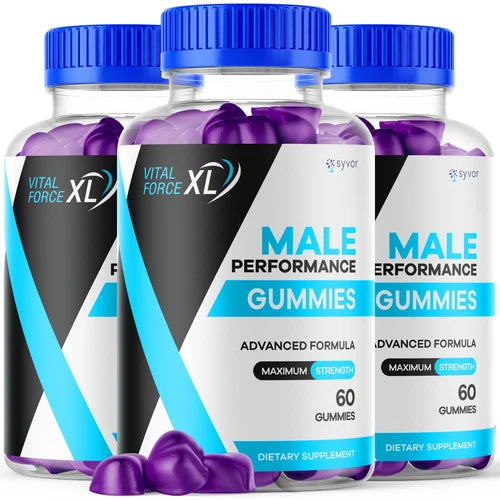 Vital Force XL Gummies For Men, Advanced Performance Supplement 180 Gummies
