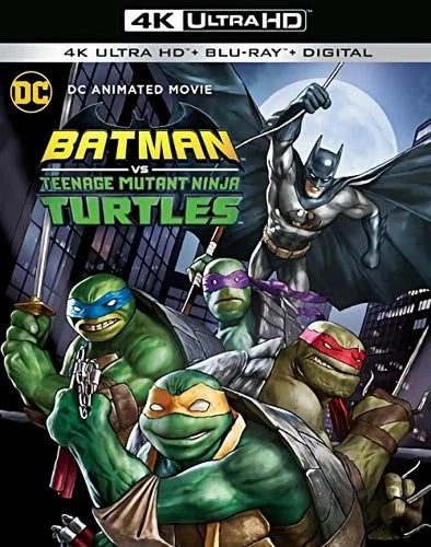 Batman Vs. Teenage Mutant Ninja Turtles 4K UHD Blu-ray Troy Baker NEW